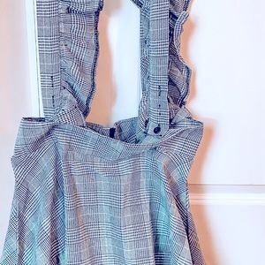 black patterned skirt